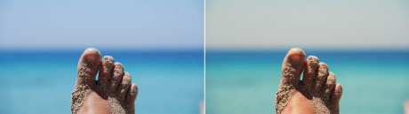 Before and after Primary Color Correction