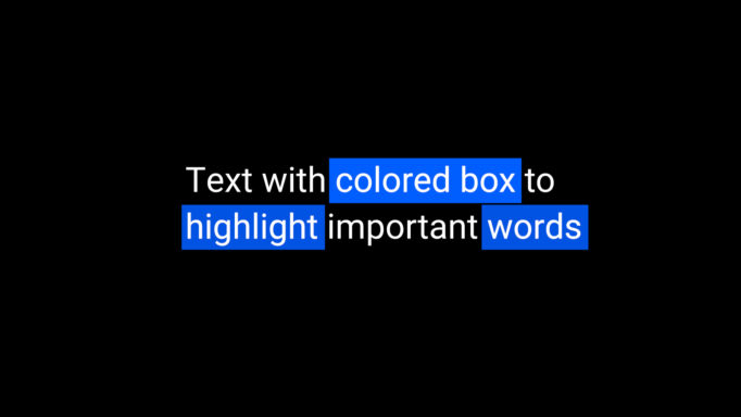 Boxed text