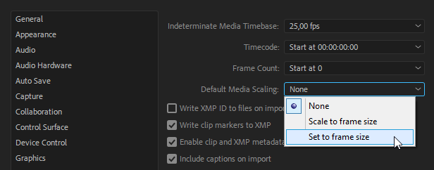 vs aspect frame ratio size in Fit to Pro Frame Scale to Frame Premiere Size Size vs