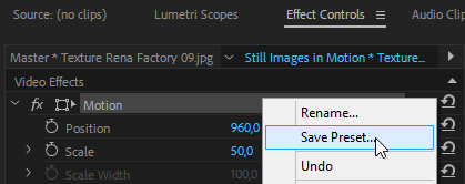 adobe premiere pro cc version 12 scale to frame size