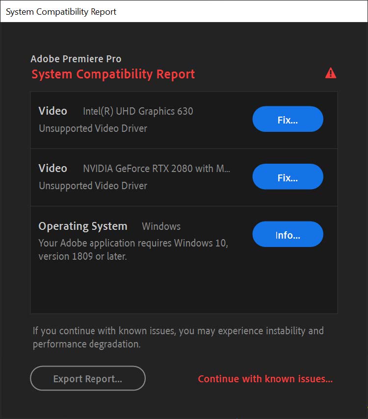 adobe premiere cc system requirements